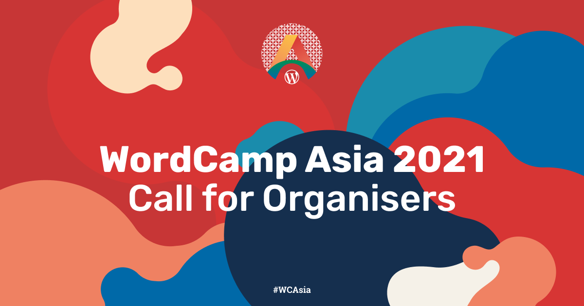 WordCamp Asia 2021 Call for Organisers Banner
