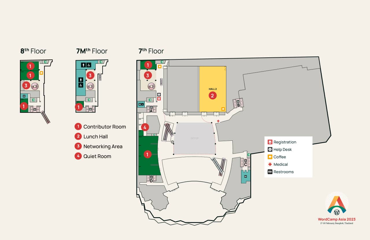 Maps Wordcamp Asia 2023