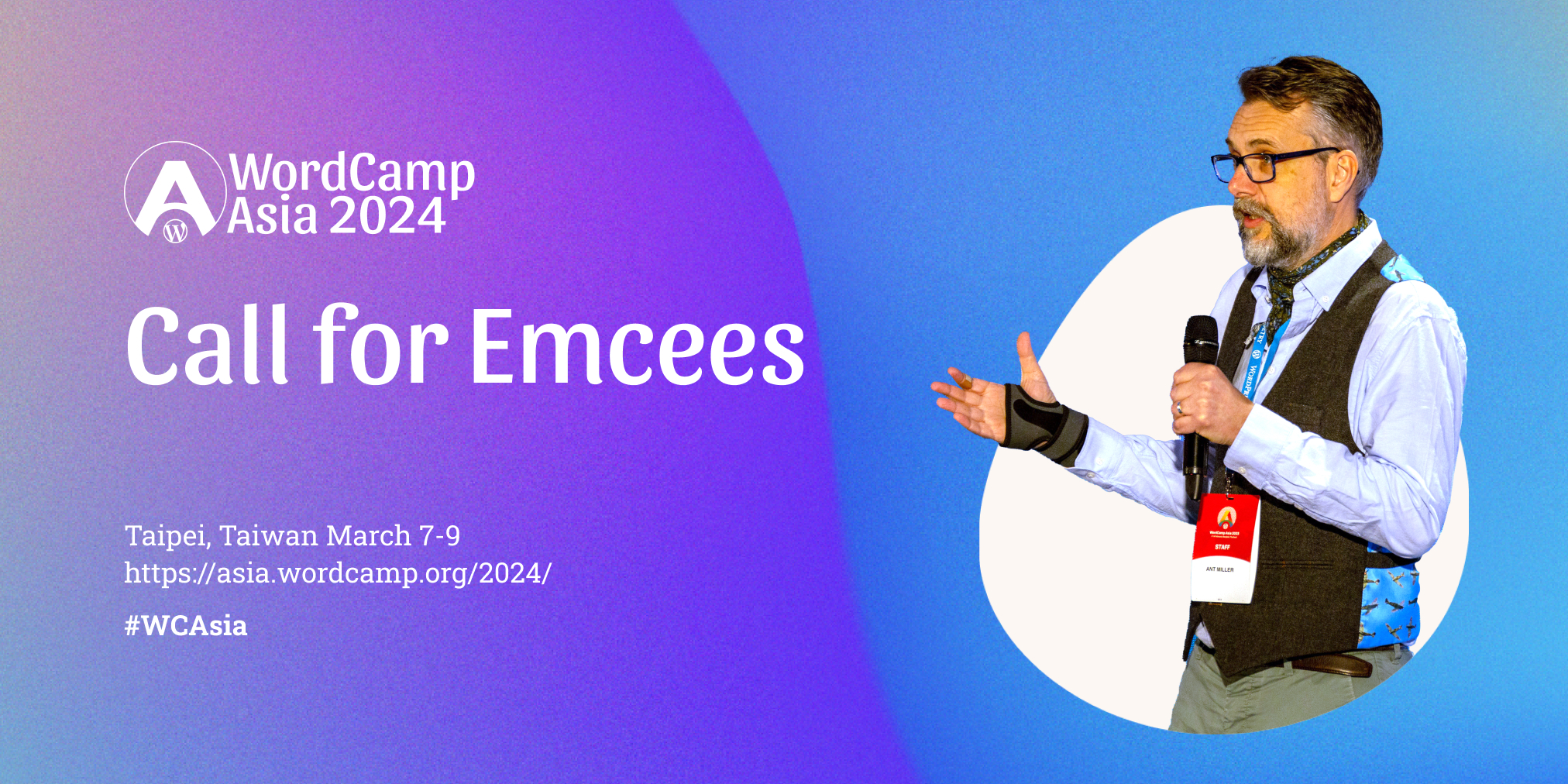 Emcee Applications for WordCamp Asia 2024 is now open