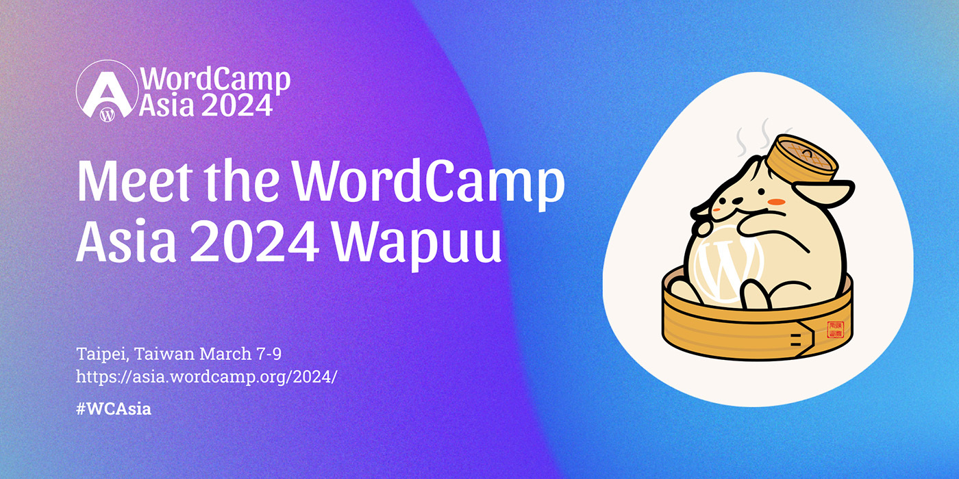 Announcing the Winner of WordCamp Asia 2024 Wapuu: Soup Dumpling Wapuu