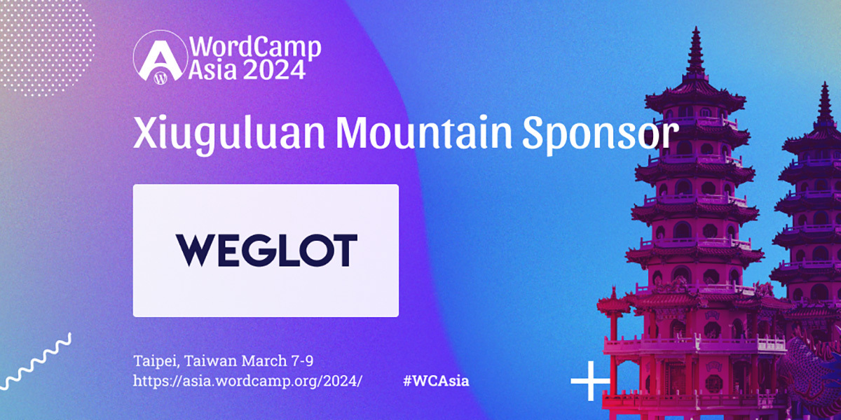 Thanks to Xiuguluan Mountain Sponsor – Weglot