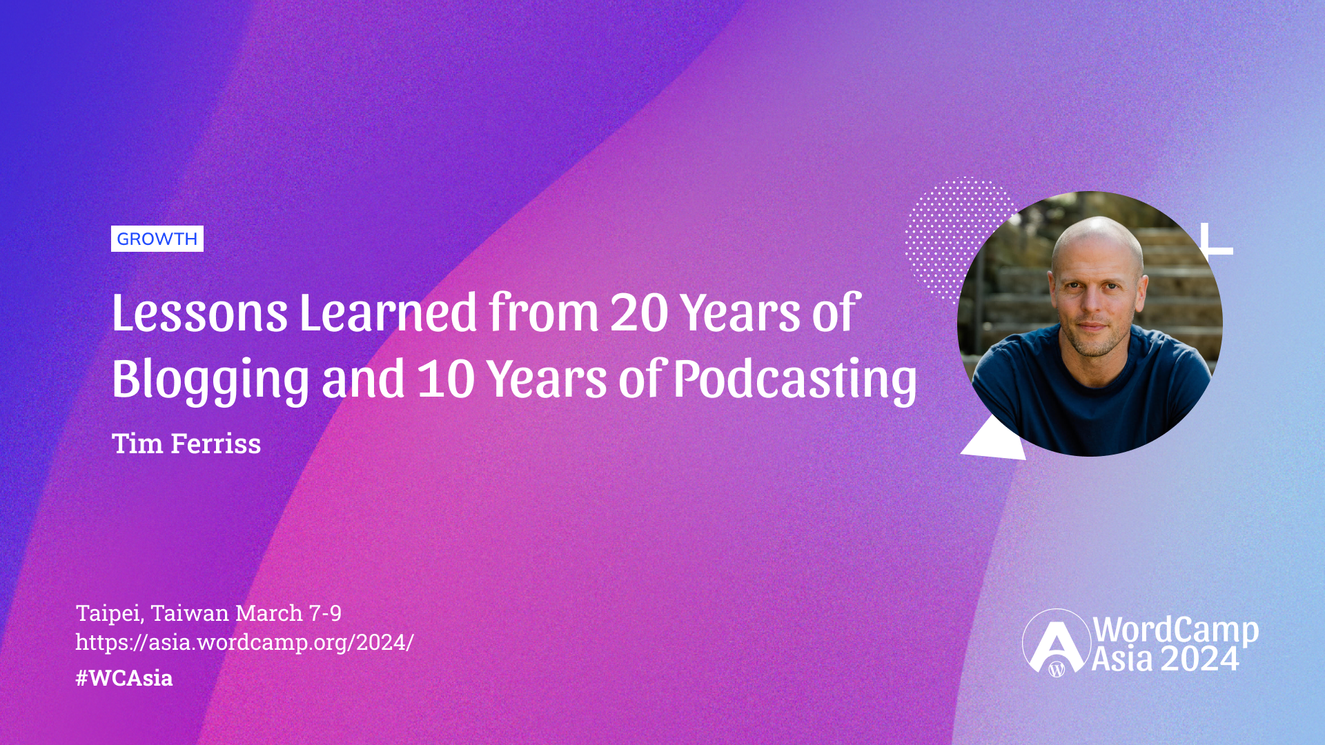 [Canceled] Lessons Learned from 20 Years of Blogging and 10 Years of Podcasting