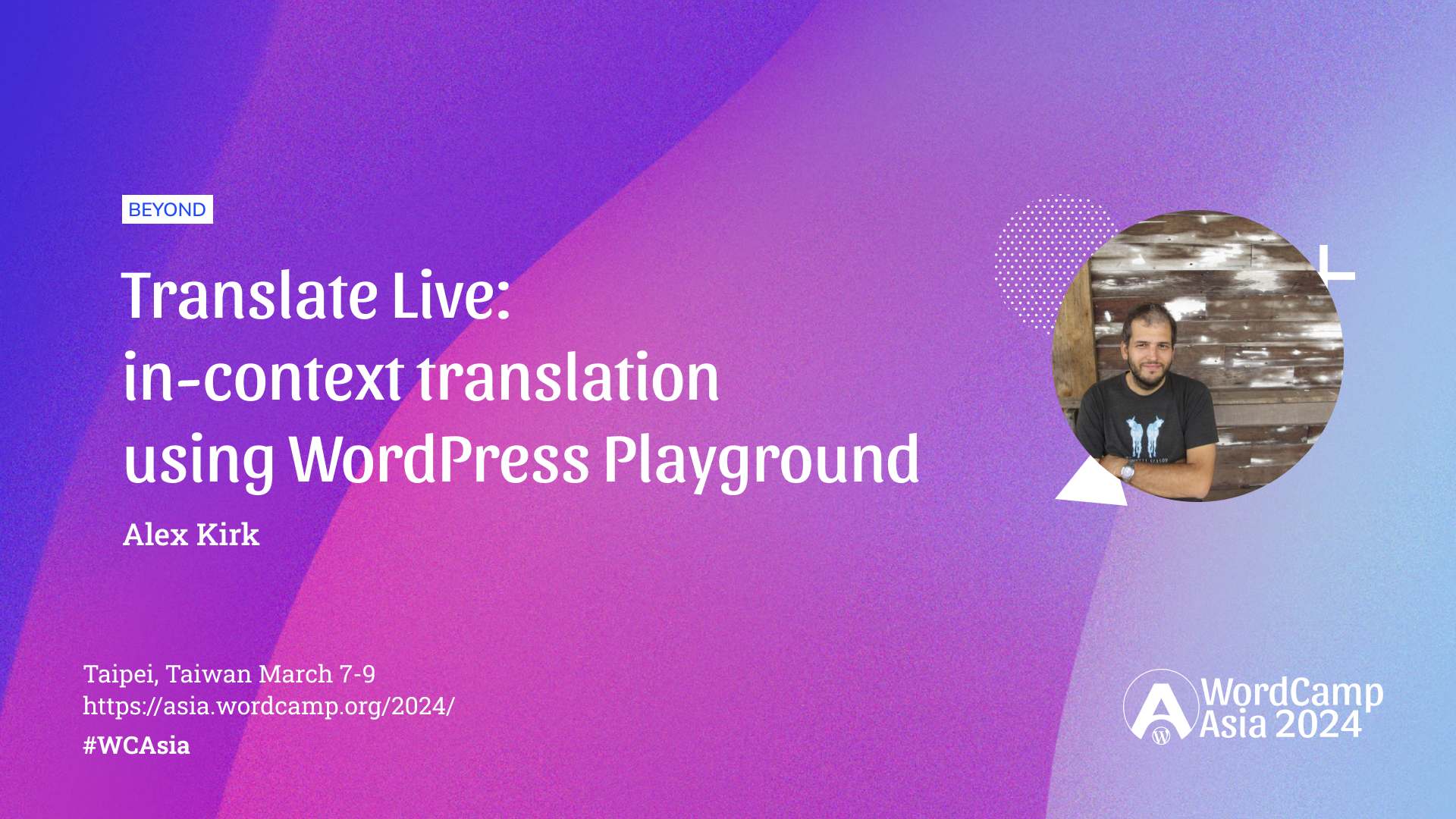 Translate Live: in-context translation using WordPress Playground