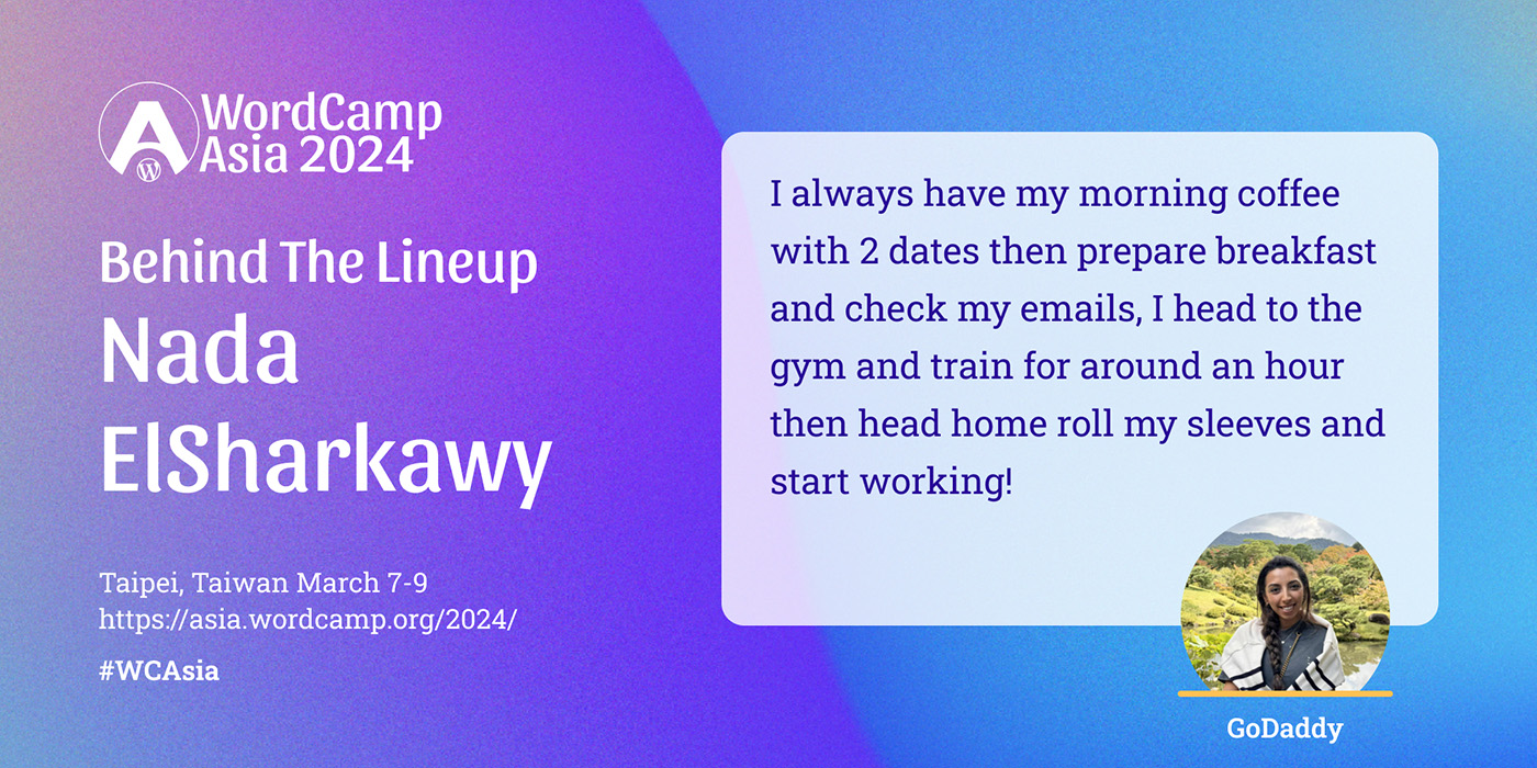 Behind the Lineup: Nada ElSharkawy