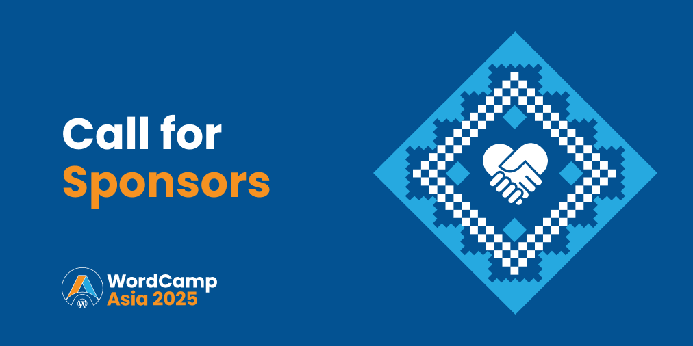 Call for Sponsors - WordCamp Asia 2025 in Manila