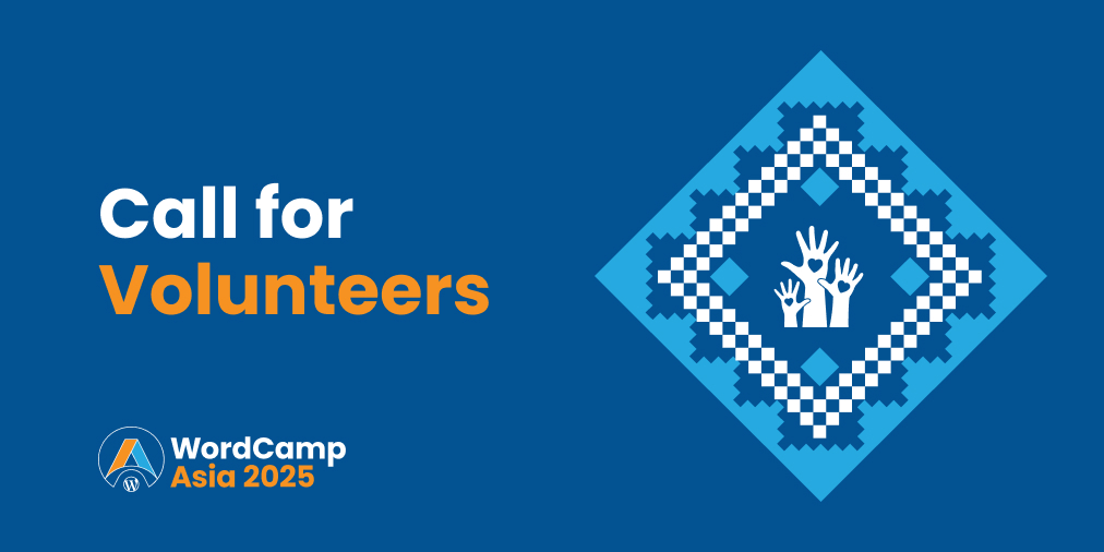 Join Us as a Volunteer for WordCamp Asia 2025 in Manila!