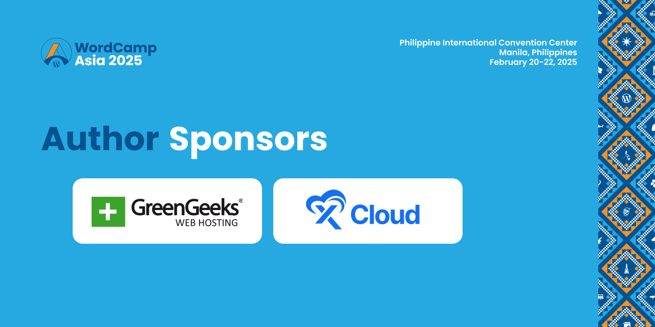 Thanks to Our Author Sponsors –  GreenGeeks & xCloud