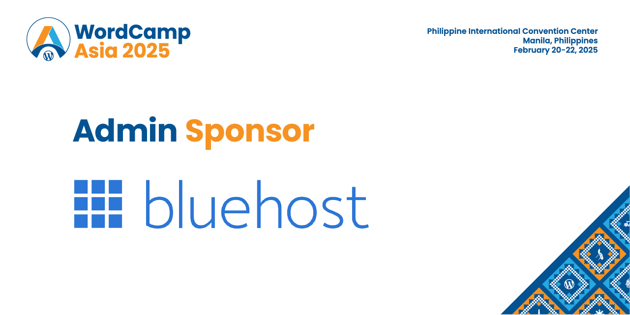 Thanks to Our Admin Sponsor – Bluehost