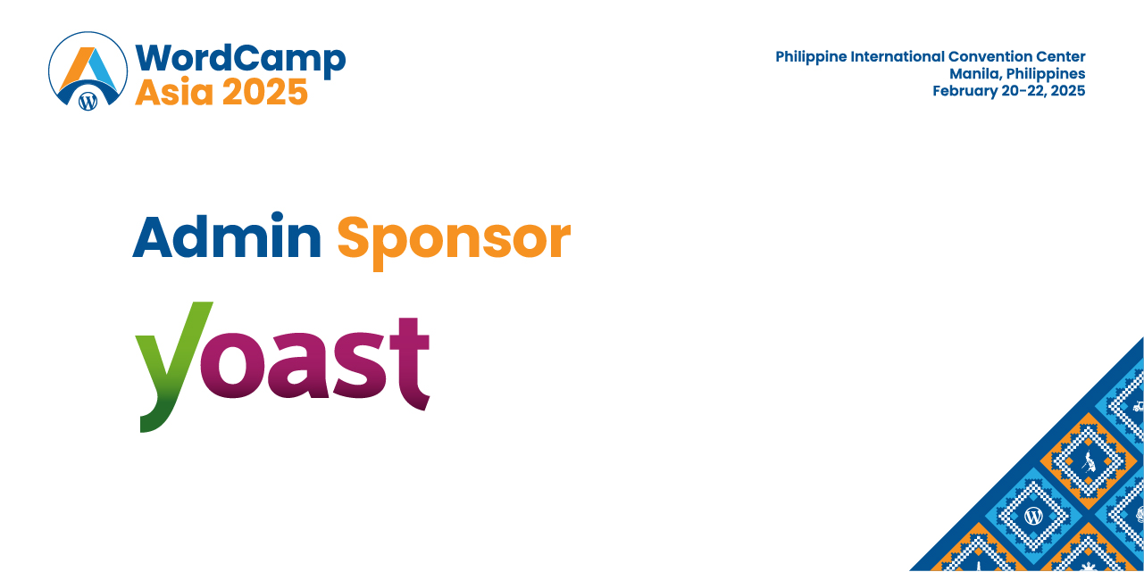 Thanks to Our Admin Sponsor – Yoast