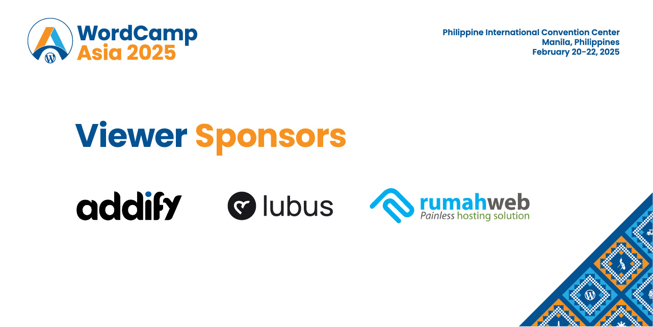 Thanks to Our Viewer Sponsors: Addify, Lubus, and RumahWeb