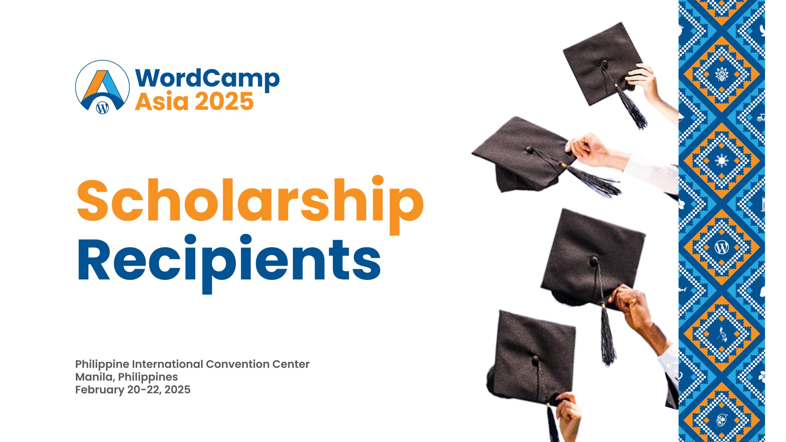 WordCamp Asia 2025 Scholarship Recipients