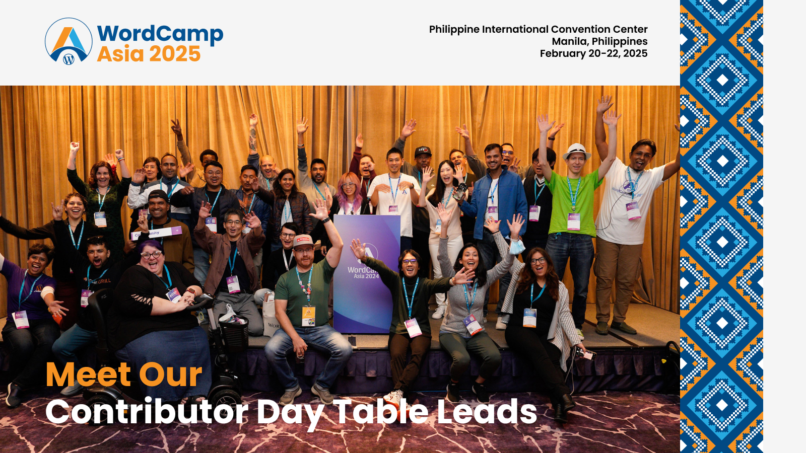 Meet Our Contributor Day Table Leads