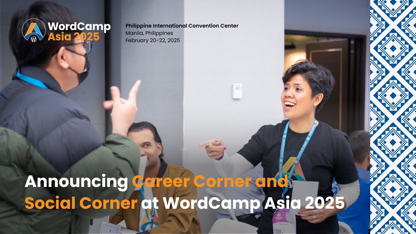 Announcing Career Corner and Social Corner at WordCamp Asia 2025