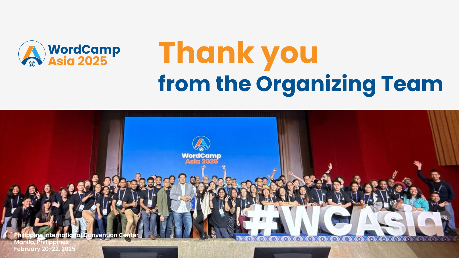 Celebrating WordCamp Asia 2025: A Heartfelt Thank You