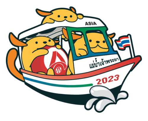 Chao Phraya Boat Wapuu - WordCamp Asia 2023