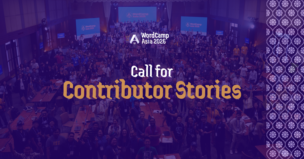 Call for Contributor Stories