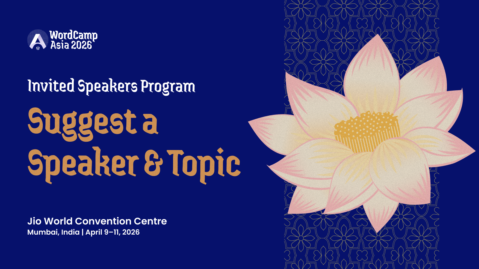 Spotlighting Voices & topics That Inspire: The Invited Speakers Program 2026