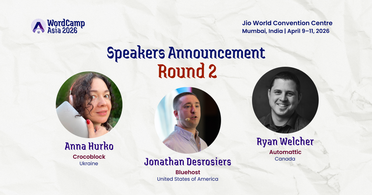 Meet Our Speakers: Round 2