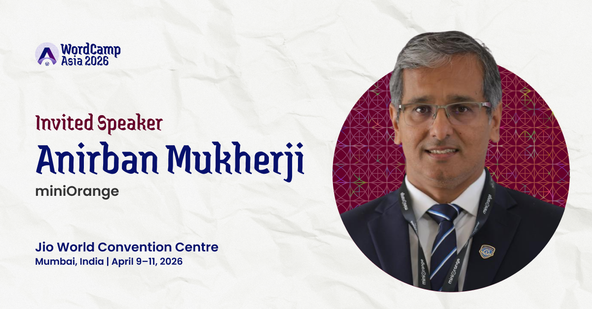 Introducing Our Invited Speaker: Anirban Mukherji