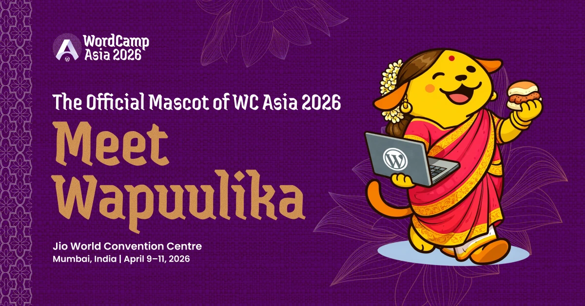 Meet Wapuulika: The Official Mascot of WordCamp Asia 2026