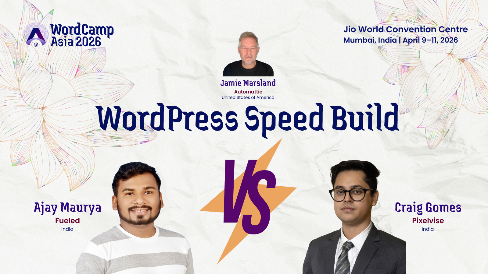 Meet the Participants: WordPress Speed Build Challenge at WordCamp Asia 2026