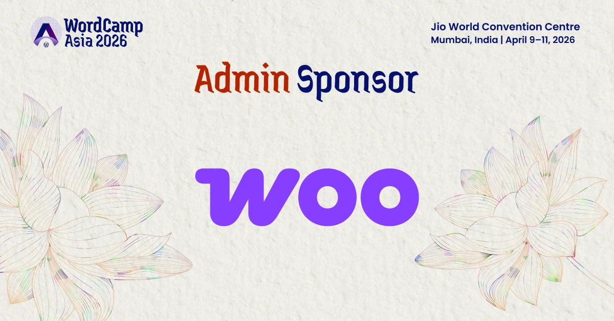 Thanks to Admin Sponsor Woo