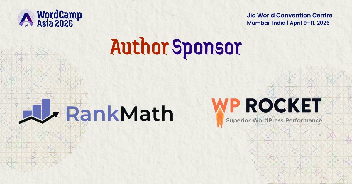 Thanks to Our Author Sponsors Rank Math and WP Rocket