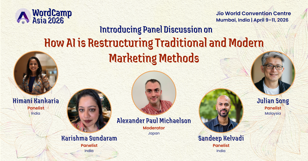 Announcing Panel: How AI is Restructuring Traditional and Modern Marketing Methods