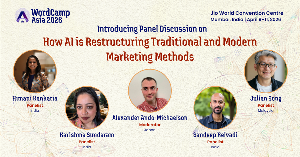 Announcing Panel: How AI is Restructuring Traditional and Modern Marketing Methods