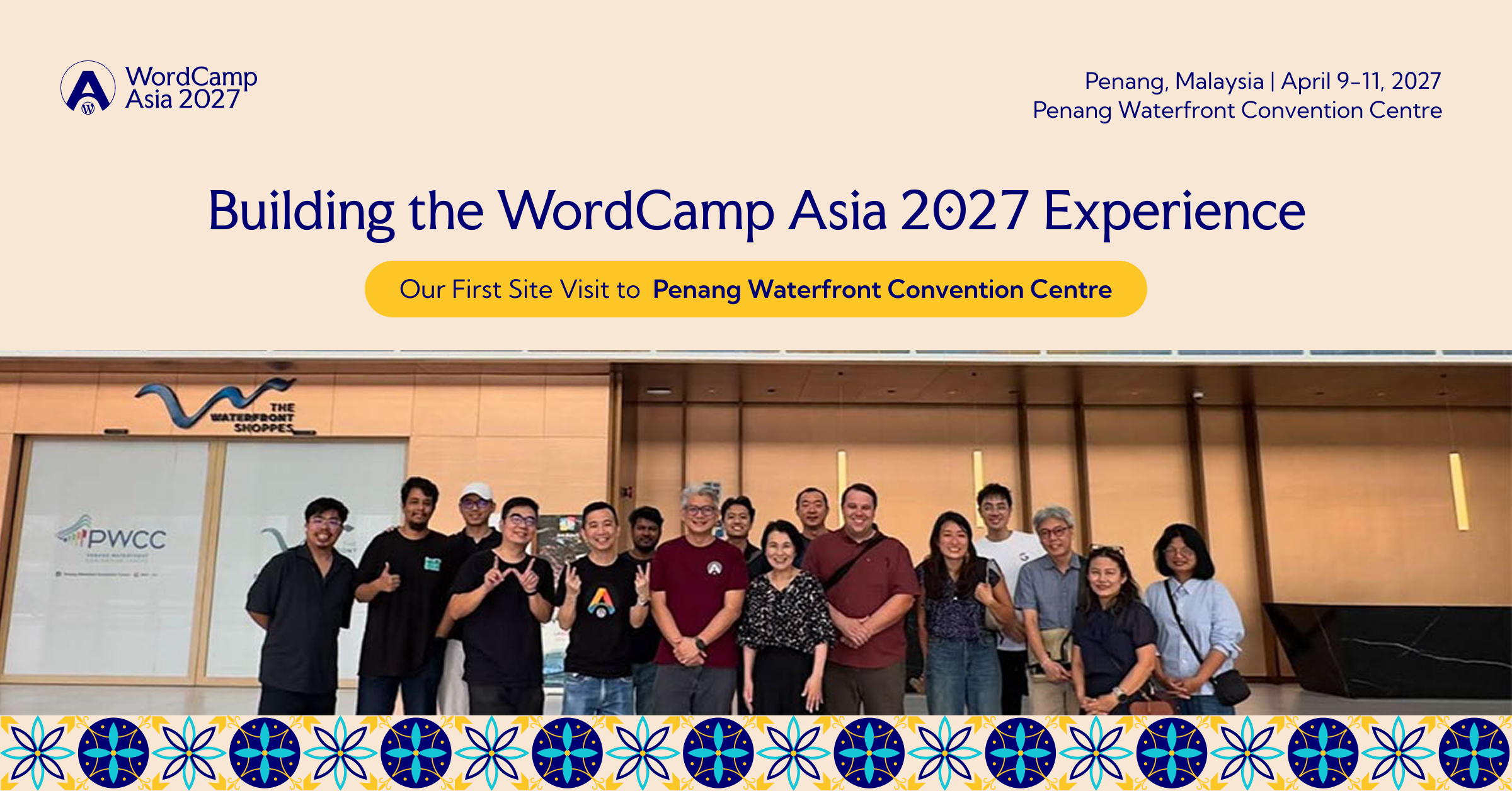 Venue Visit Report: A Site Visit to Penang for WordCamp Asia 2027